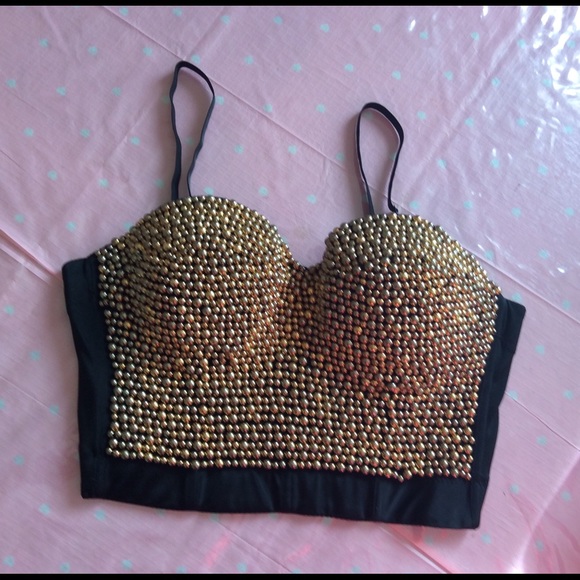 💥 HP 💥 Sexy bustier pearled woman’s top - Picture 7 of 7